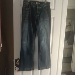 Stetson Dark Blue Flare Jeans